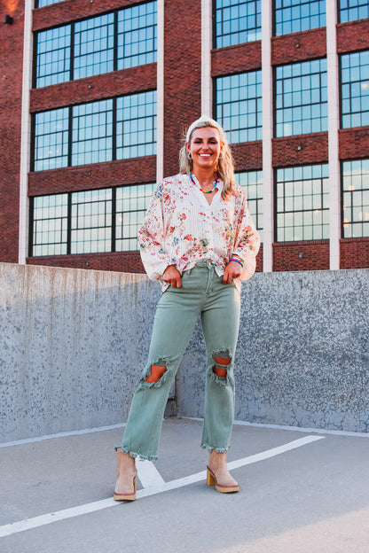 Calissa Floral Top