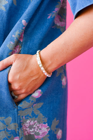 Maeve Bracelet - Gold + Pearl