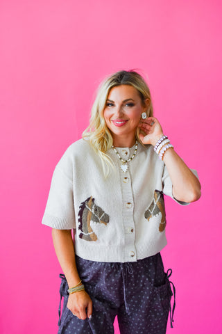 Louie Printed Cardigan