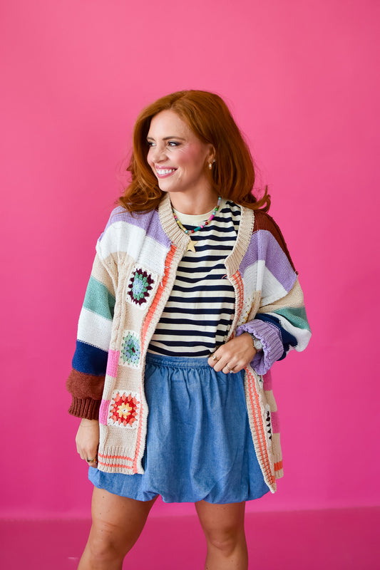 Raelynn Crochet Cardigan
