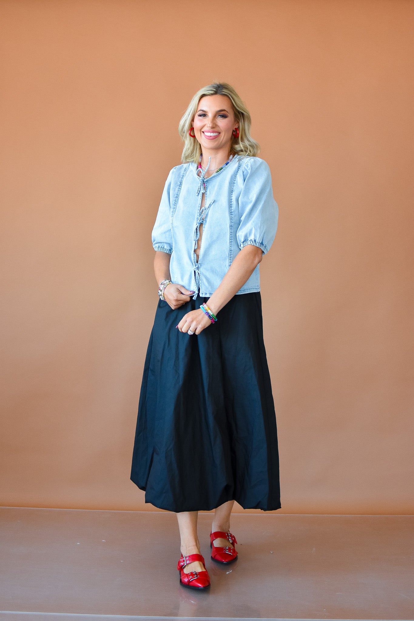 Jasmine Bubble Maxi Skirt