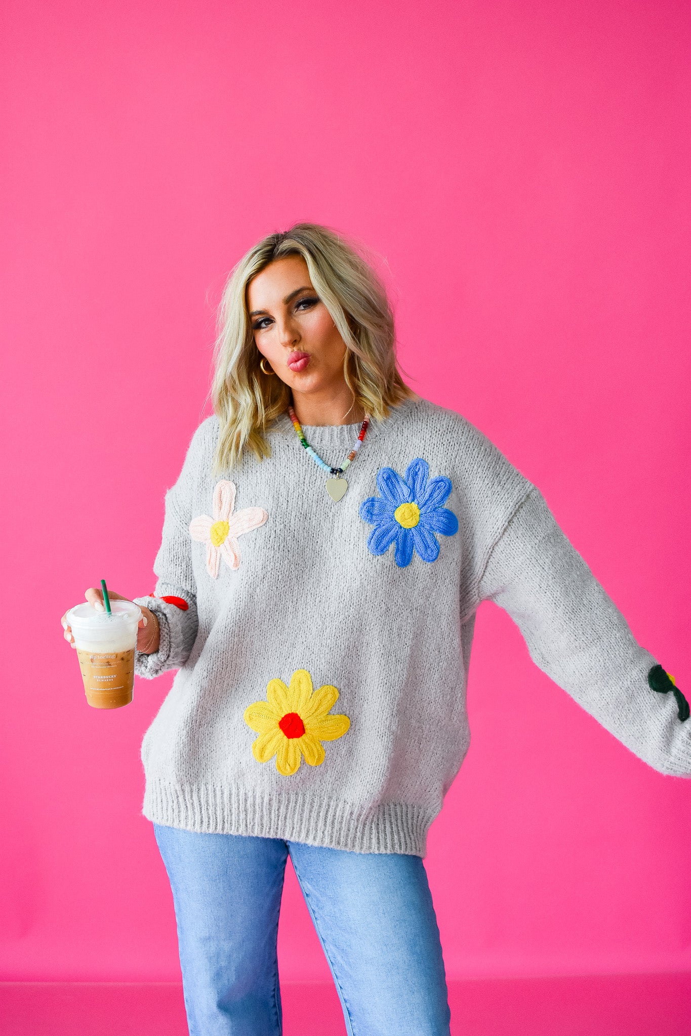 Hillery Floral Sweater