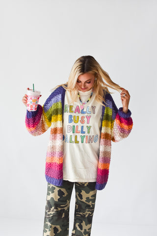 Really Busy Dilly Dallying Graphic Tee