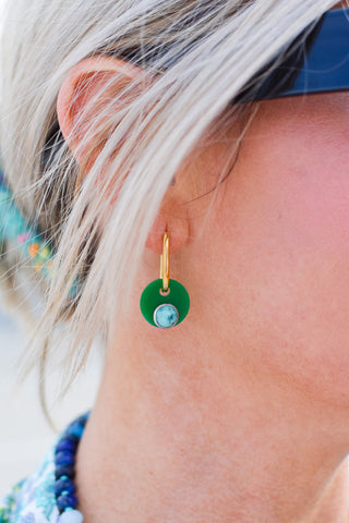Deco Disc Earrings