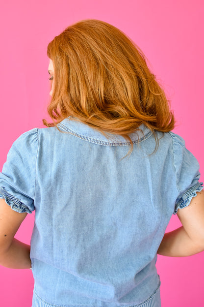 Callahan Denim Top