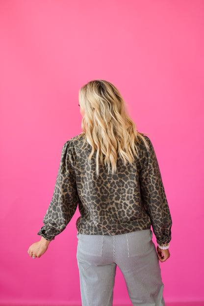 Wylie Leopard Top