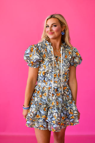 Clementine Elastic Waist Mini Dress