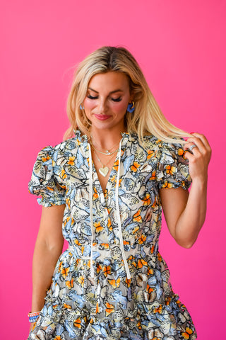 Clementine Elastic Waist Mini Dress