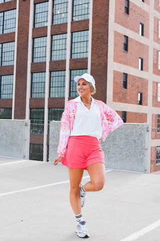 Dawson Athletic Skort in Flamingo Pink