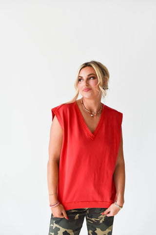 Lydia Terry Knit Vest
