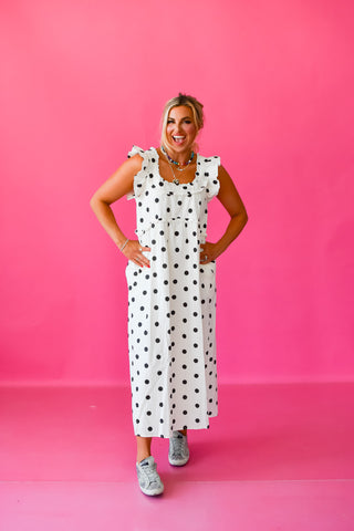 Penelope Polka Dot Maxi Dress - RESTOCK