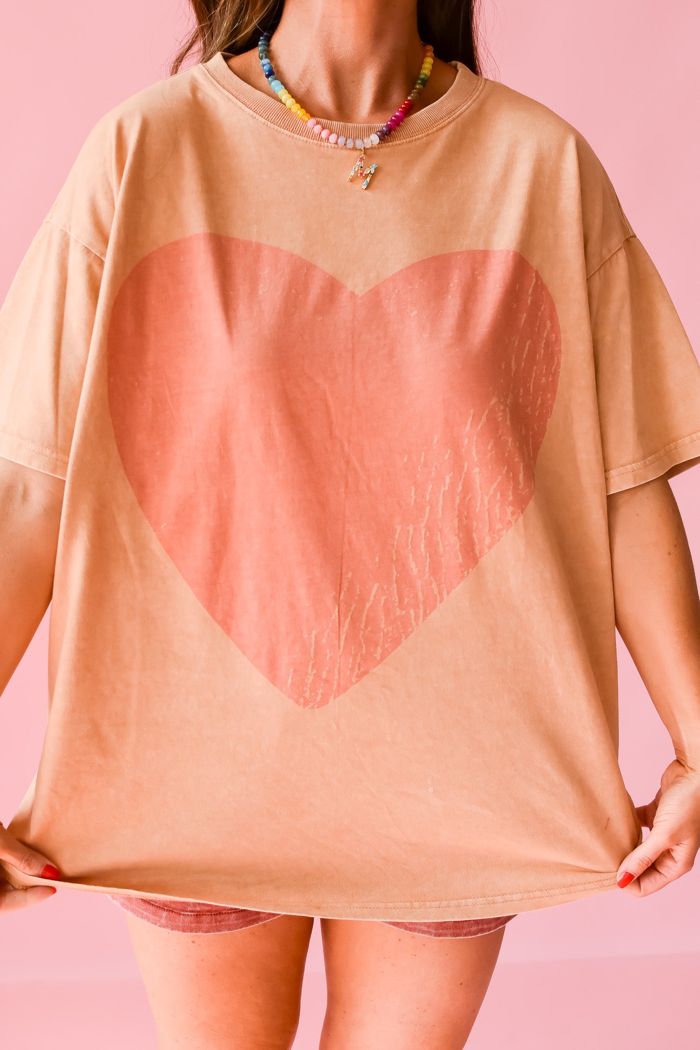 Bryn Oversized Heart Graphic Tee