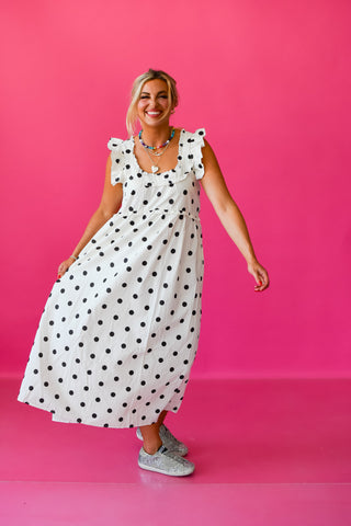 Penelope Polka Dot Maxi Dress - RESTOCK