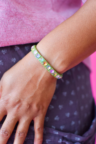Zoe Bracelet - Olive Colorful