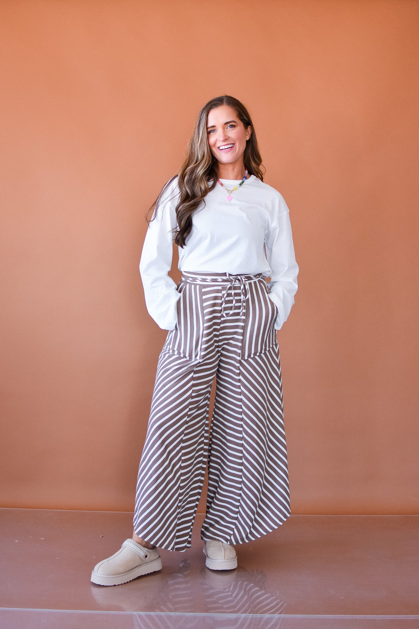 Tina Striped Pants