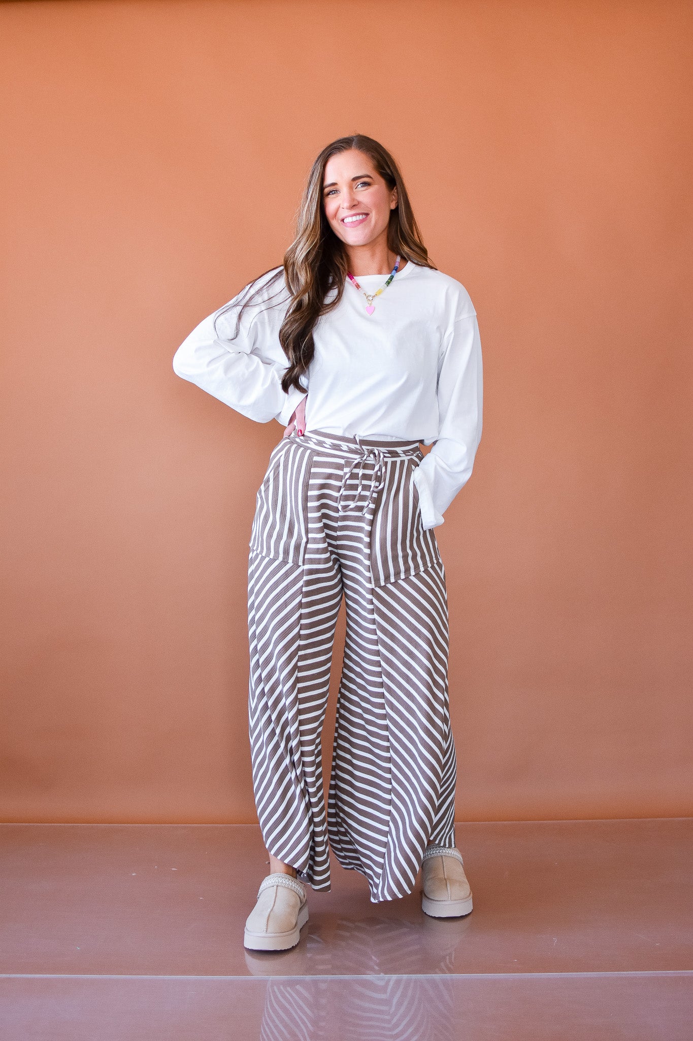 Tina Striped Pants