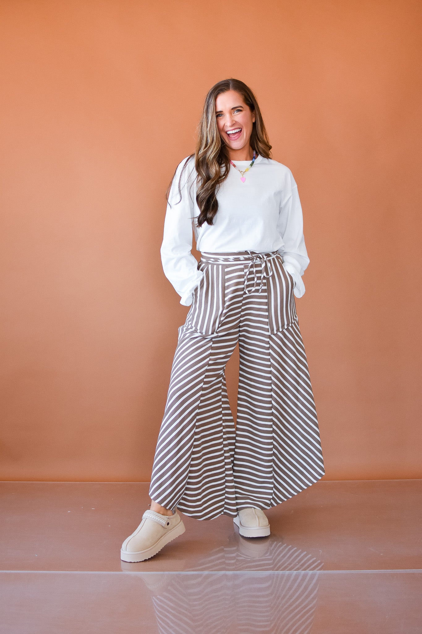 Tina Striped Pants