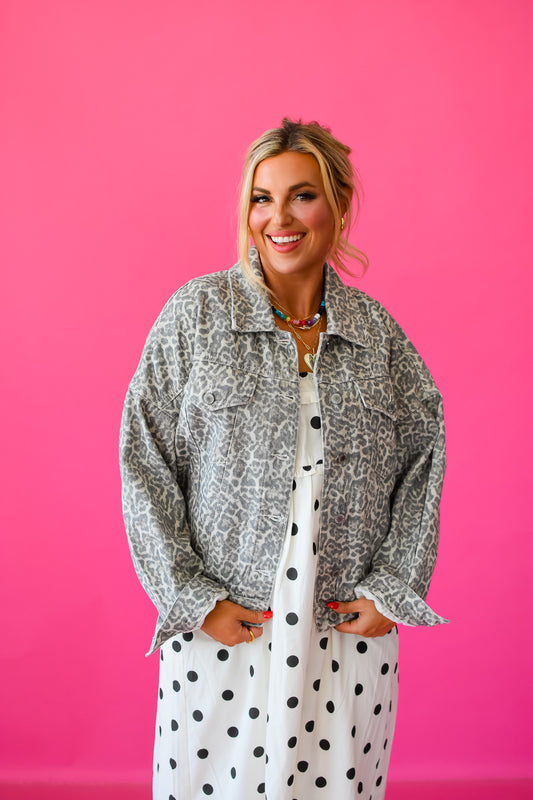 Jane Leopard Jacket