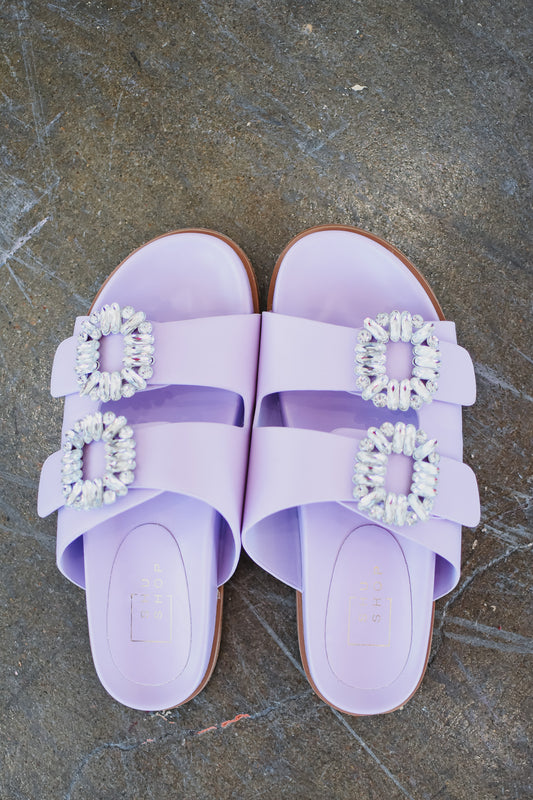 Bridget Sandals in Lilac