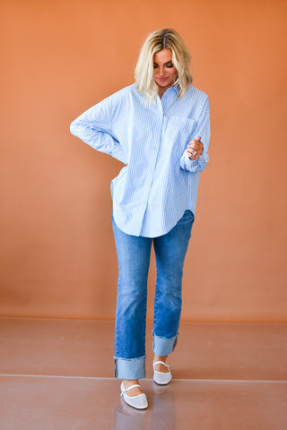 Meggy Striped Button Down Shirt