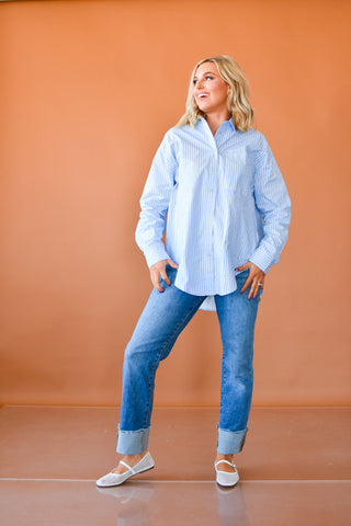 Meggy Striped Button Down Shirt