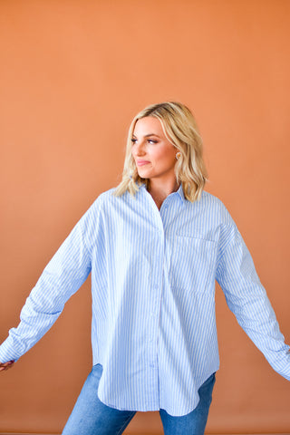 Meggy Striped Button Down Shirt