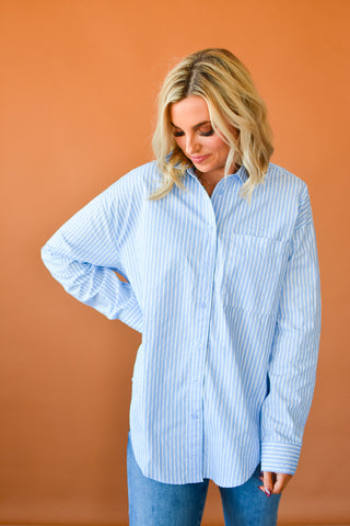 Meggy Striped Button Down Shirt
