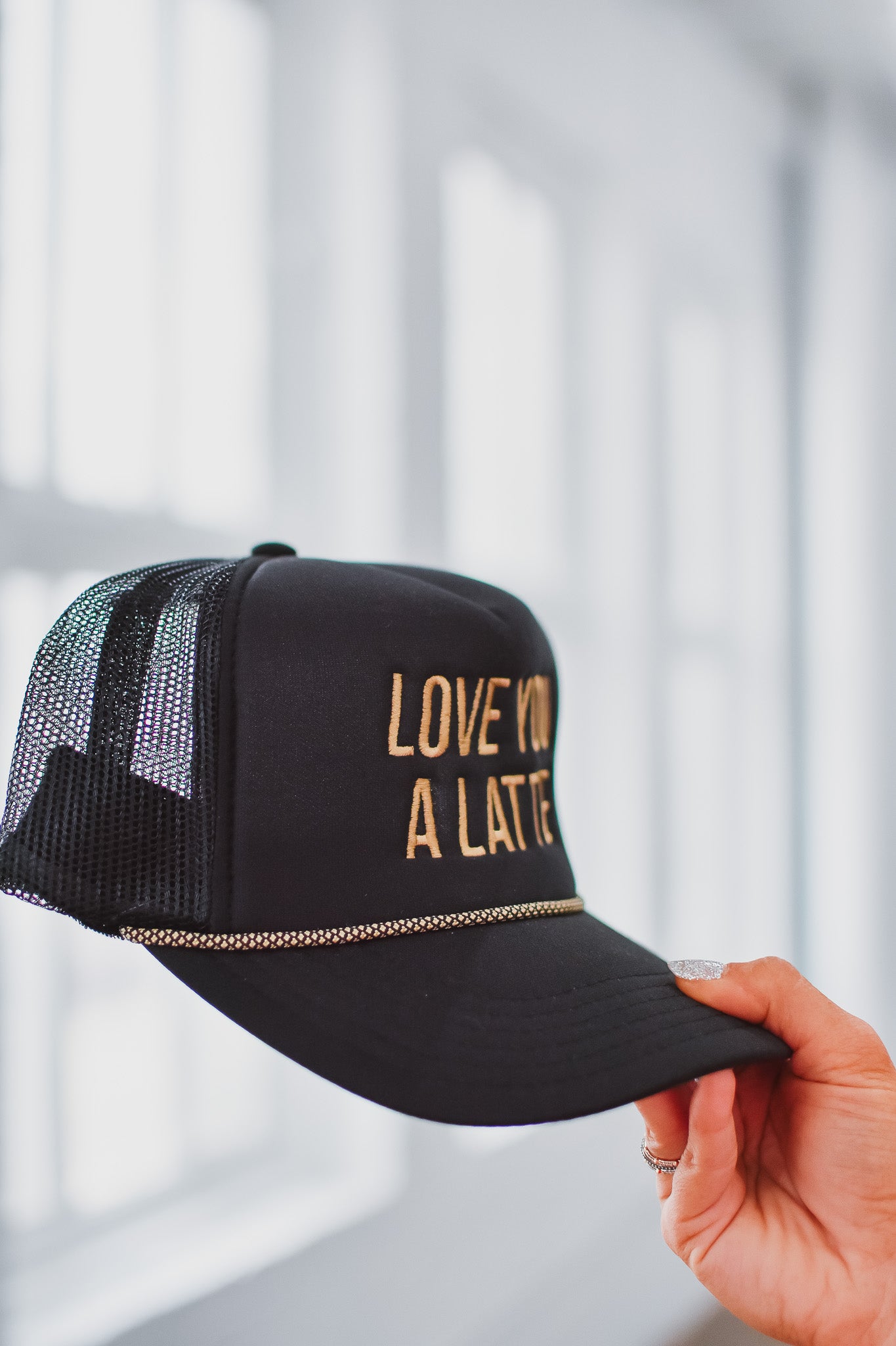 Love You a Latte Trucker Hat