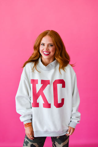 Reversible Mock Neck Sweatshirt - Kansas City / KC *PREORDER*