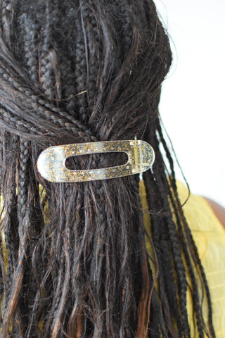 Lay Down Claw Clip - Glitter