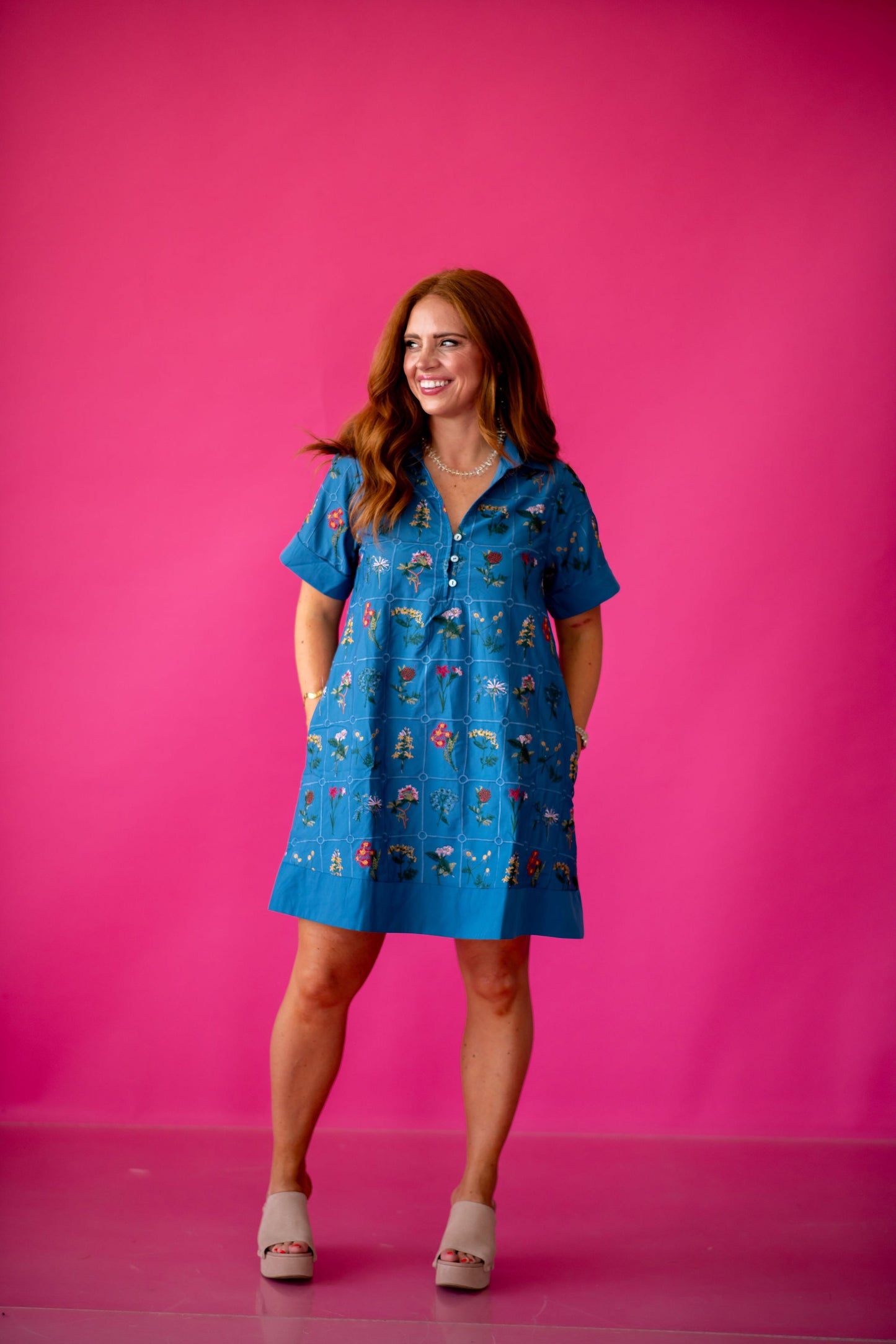 Calla Floral Mini Dress