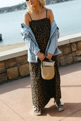 Reese Leopard Maxi Dress - RESTOCK