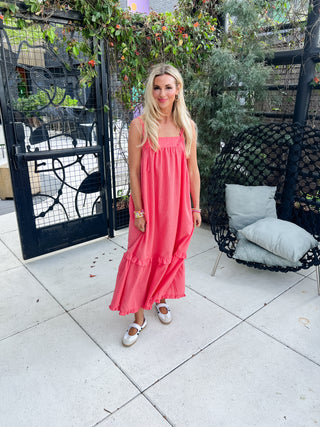 Riyah Gingham Midi Dress