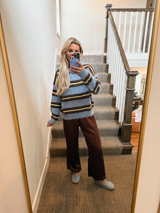Wrenlee Stripe Pullover Sweater