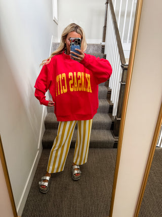 Kansas City Reversible Mock Neck Sweatshirt