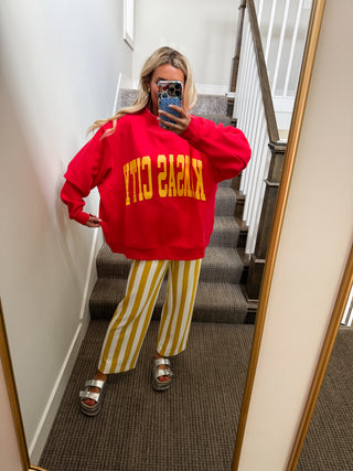 Kansas City Reversible Mock Neck Sweatshirt