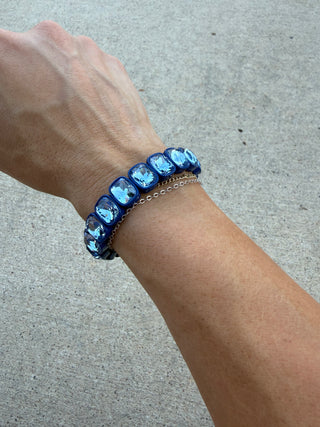 Layla Bracelet in Navy/Light Blue