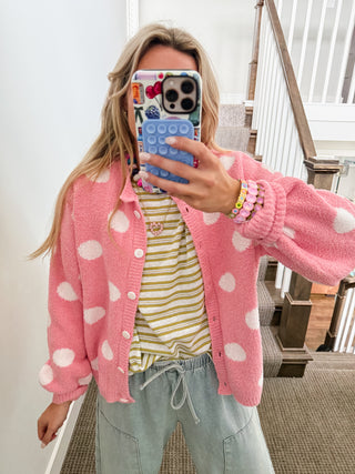 Meghan Polka Dot Cardigan