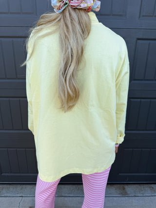 Dani Mock Neck Top in Daisy