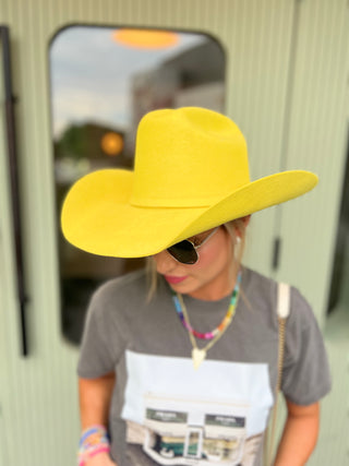 Town & Country Wool Hat in Lemonade - RESTOCK