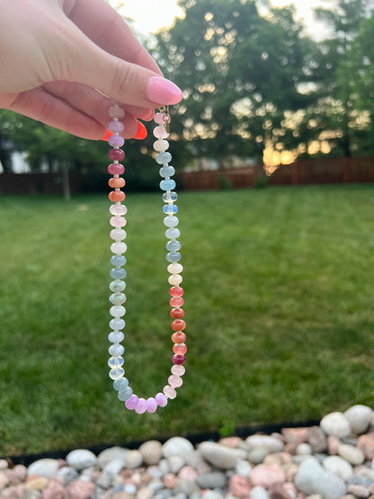 Rainbow Necklace- Lilac