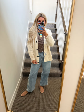Stoney Cardigan in Oatmeal Confetti
