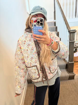 Jules Floral Quilted Jacket
