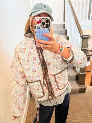 Jules Floral Quilted Jacket