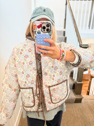 Jules Floral Quilted Jacket