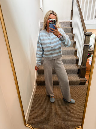Montana Stripe Sweater Pant Set