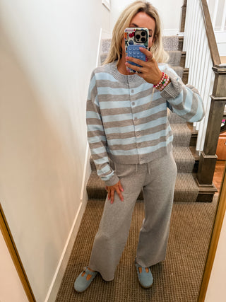 Montana Stripe Sweater Pant Set