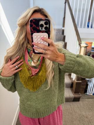 Cecila Sweater in Sage