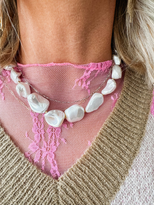 Chunky Pearl Necklace