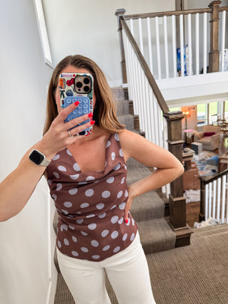 Maila Polka Dot Top